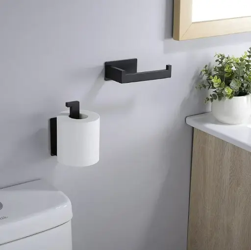 Soporte de papel higiénico - Modelo 1 (Estilo moderno)